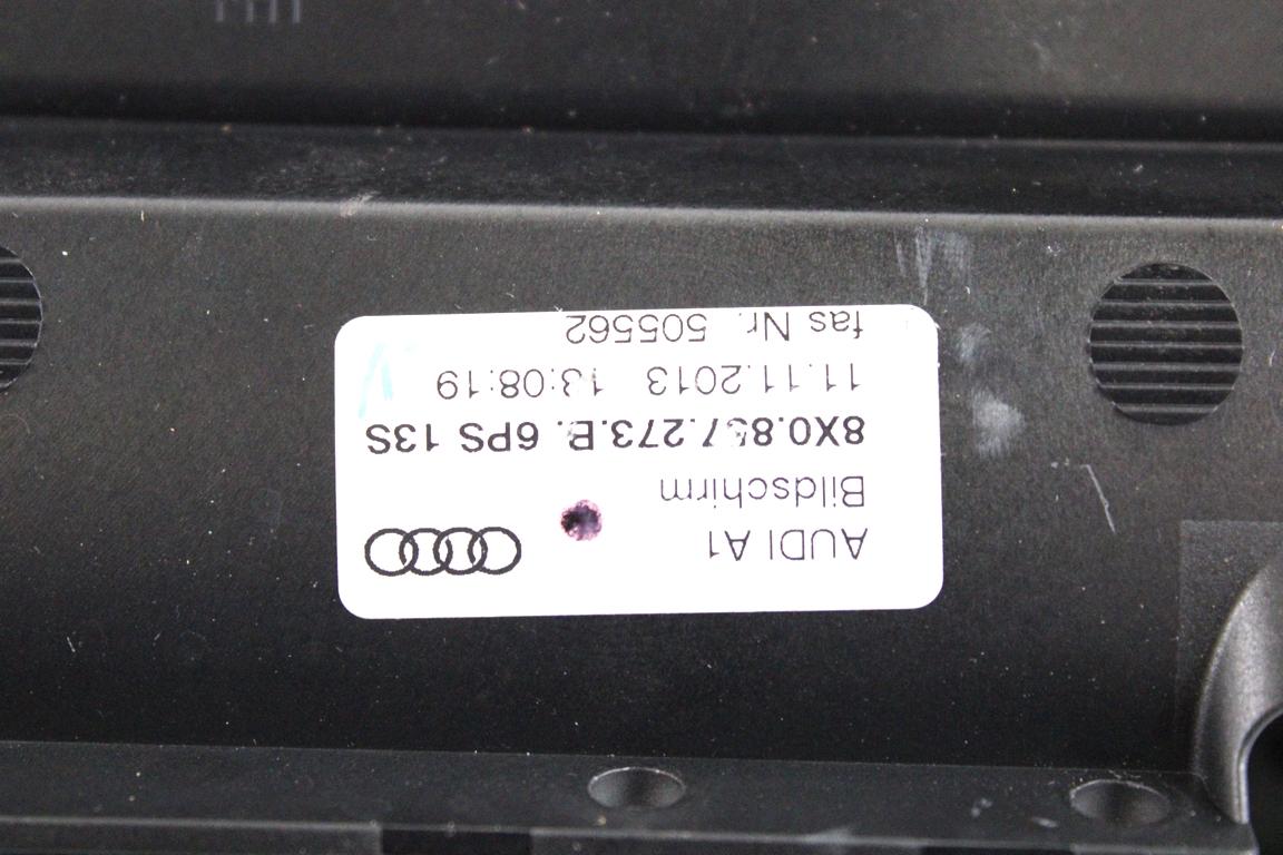 8X0857273B DISPLAY SISTEMA DI NAVIGAZIONE SATELLITARE AUDI A1 1.6 D 66KW 5M 5P (2014) RICAMBIO USATO