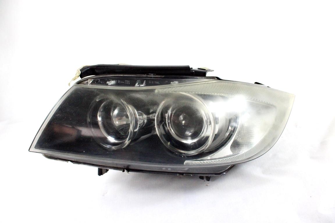 63116942743 FARO FANALE ANTERIORE SINISTRO XENON BMW SERIE 3 320D E90 2.0 D 130KW 6M 4P (2008) RICAMBIO USATO
