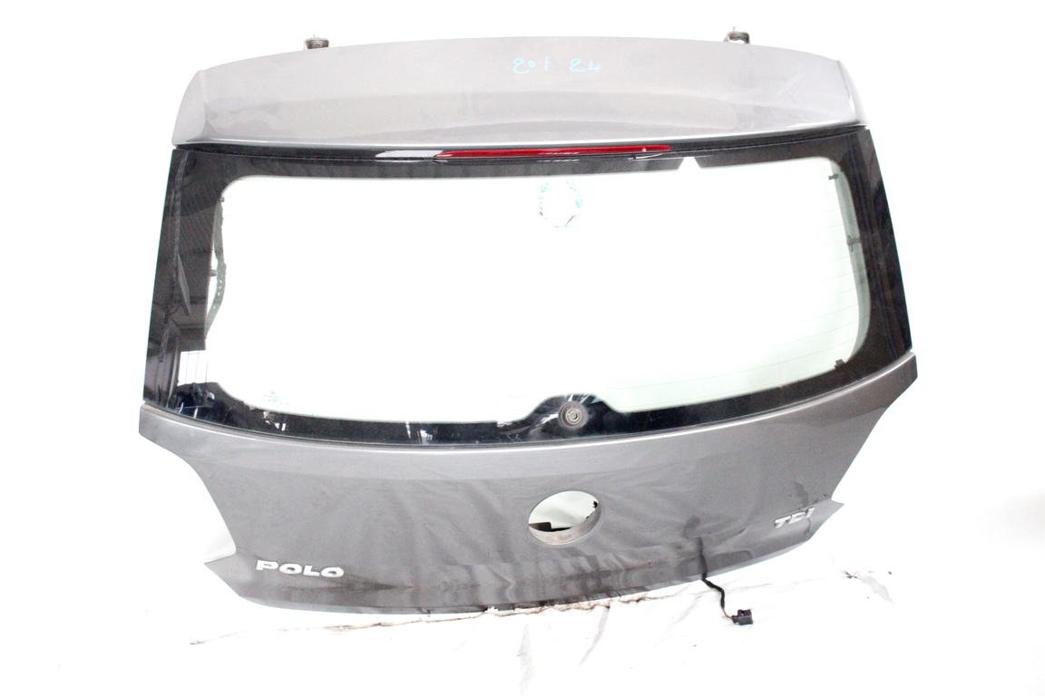6R6827025D PORTELLONE COFANO POSTERIORE BAULE VOLKSWAGEN POLO 1.4 D 55KW 5M 5P (2014) RICAMBIO USATO CON LUNOTTO TERMICO