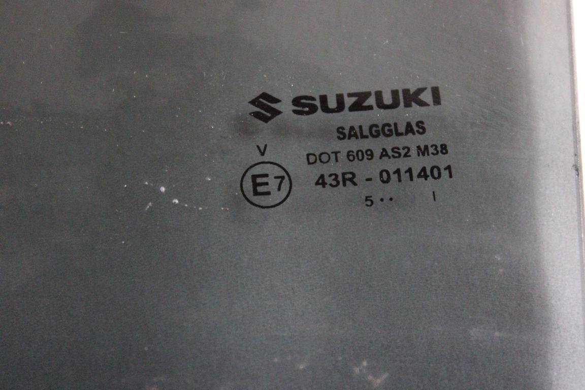 8454654P10000 VETRO SCENDENTE PORTA POSTERIORE SINISTRA OSCURATO SUZUKI VITARA 1.6 B 88KW 5M 5P (2016) RICAMBIO USATO