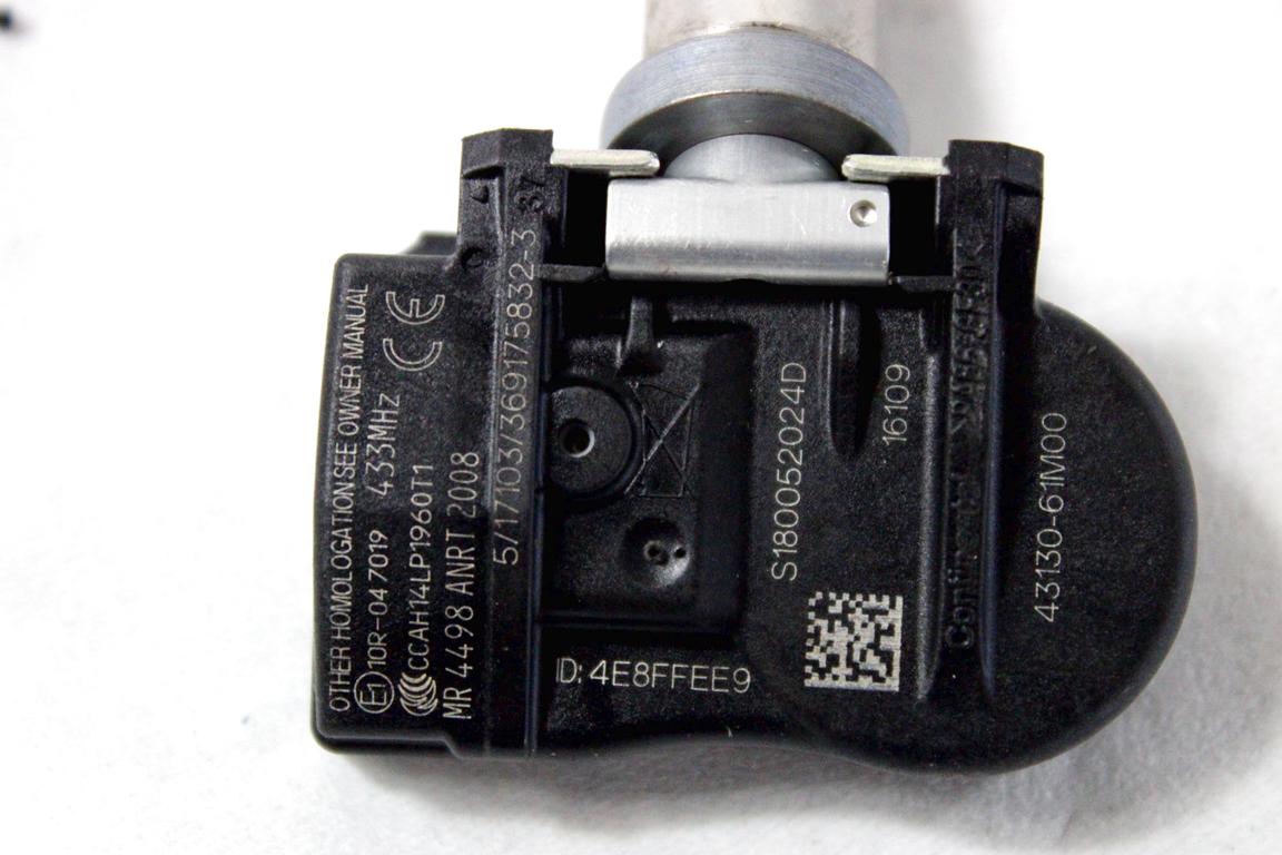 43130-61M00 SENSORE DI PRESSIONE DEL PNEUMATICO SUZUKI VITARA 1.6 B 88KW 5M 5P (2016) RICAMBIO USATO
