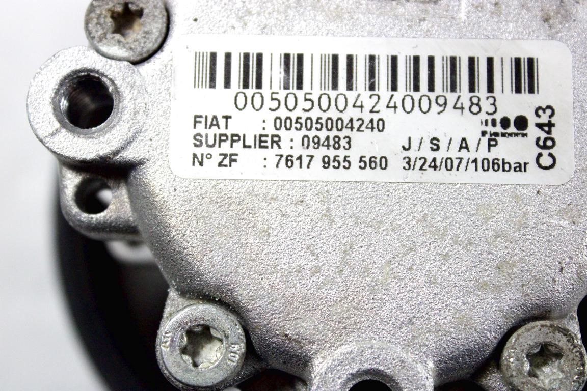 50500424 POMPA SERVOSTERZO ALFA ROMEO 159 SW 1.9 D 110KW 6M 5P (2007) RICAMBIO USATO