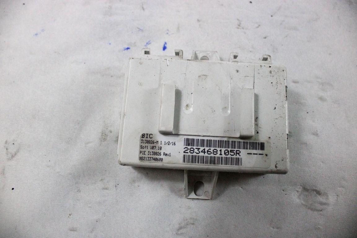 283468105R CENTRALINA MODULO GPS SISTEMA DI NAVIGAZIONE SATELLITARE RENAULT CAPTUR 1.5 D 66KW 5M 5P (2016) RICAMBIO USATO