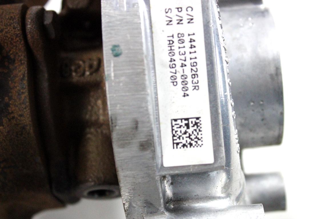 144119263R TURBINA TURBOCOMPRESSORE RENAULT CAPTUR 1.5 D 66KW 5M 5P (2016) RICAMBIO USATO 8201164371