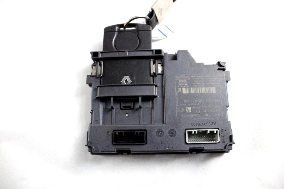 285905719R KIT CENTRALINA LETTORE CHIAVE CON CHIAVE A SCHEDA RENAULT CAPTUR 1.5 D 66KW 5M 5P (2016) RICAMBIO USATO