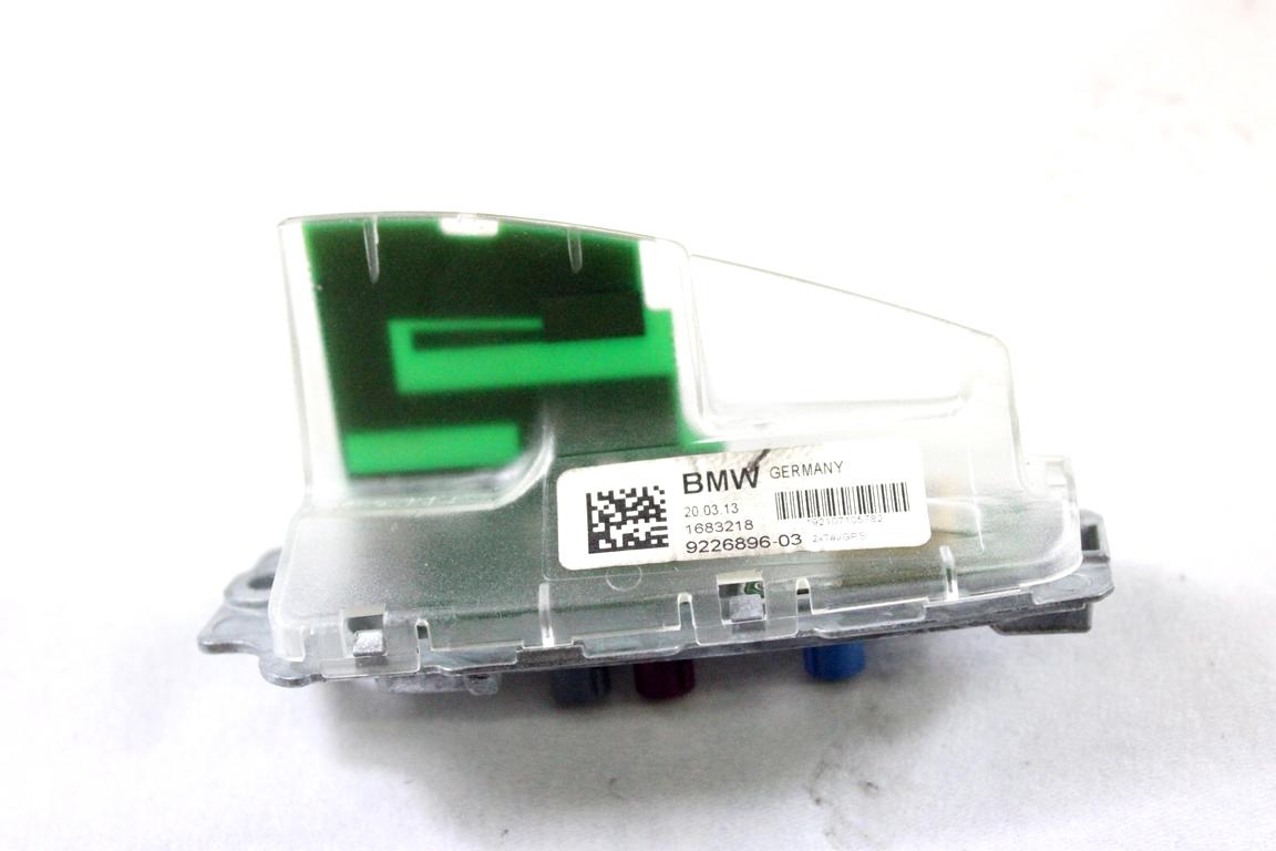 9226896 PINNA ANTENNA RICEVITORE GPS NAVIGATORE SATELLITARE BMW SERIE 5 520D F11 SW 2.0 D 135KW AUT 5P (2013) RICAMBIO USATO
