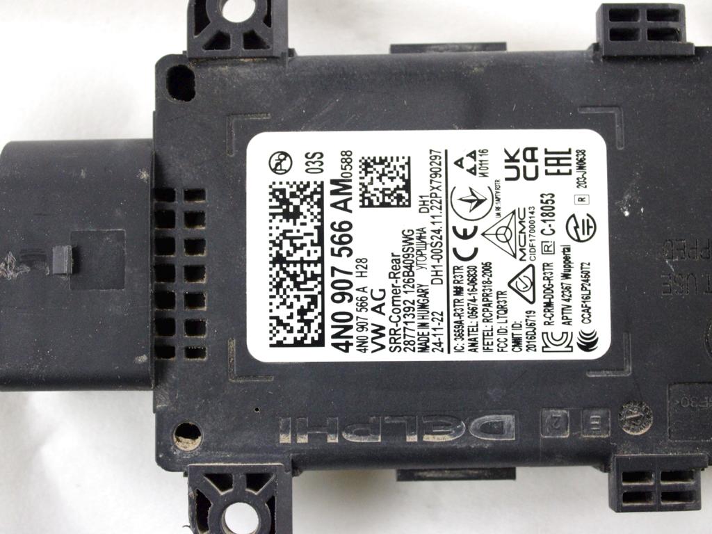 4N0907566AM SENSORE RADAR ANGOLO CIECO POSTERIORE AUDI Q8 3.0 D 210KW AUT 5P 4X4 (2020) RICAMBIO USATO