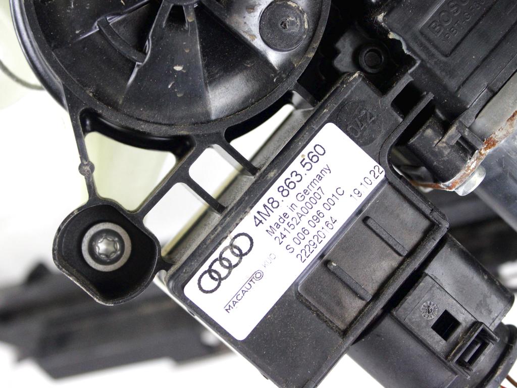 4M8863560 MOTORINO MECCANISMO CAPPELLIERA TELO AVVOLGIBILE COPRI BAGAGLI AUDI Q8 3.0 D 210KW AUT 5P 4X4 (2020) RICAMBIO USATO