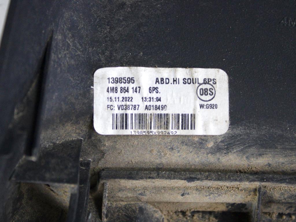 4M8864147 RIVESTIMENTO POSTERIORE TUNNEL CENTRALE AUDI Q8 3.0 D 210KW AUT 5P 4X4 (2020) RICAMBIO USATO