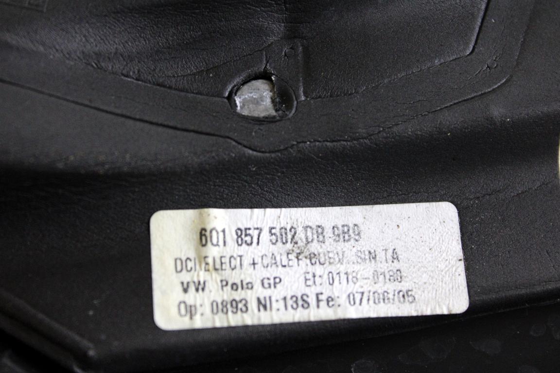 6Q18575020B9B9 SPECCHIETTO RETROVISORE ESTERNO DESTRO CONNETTORE 7 PIN VOLKSWAGEN POLO 1.4 B 55KW 5M 5P (2005) RICAMBIO USATO LEGGERMENTE DANNEGGIATO