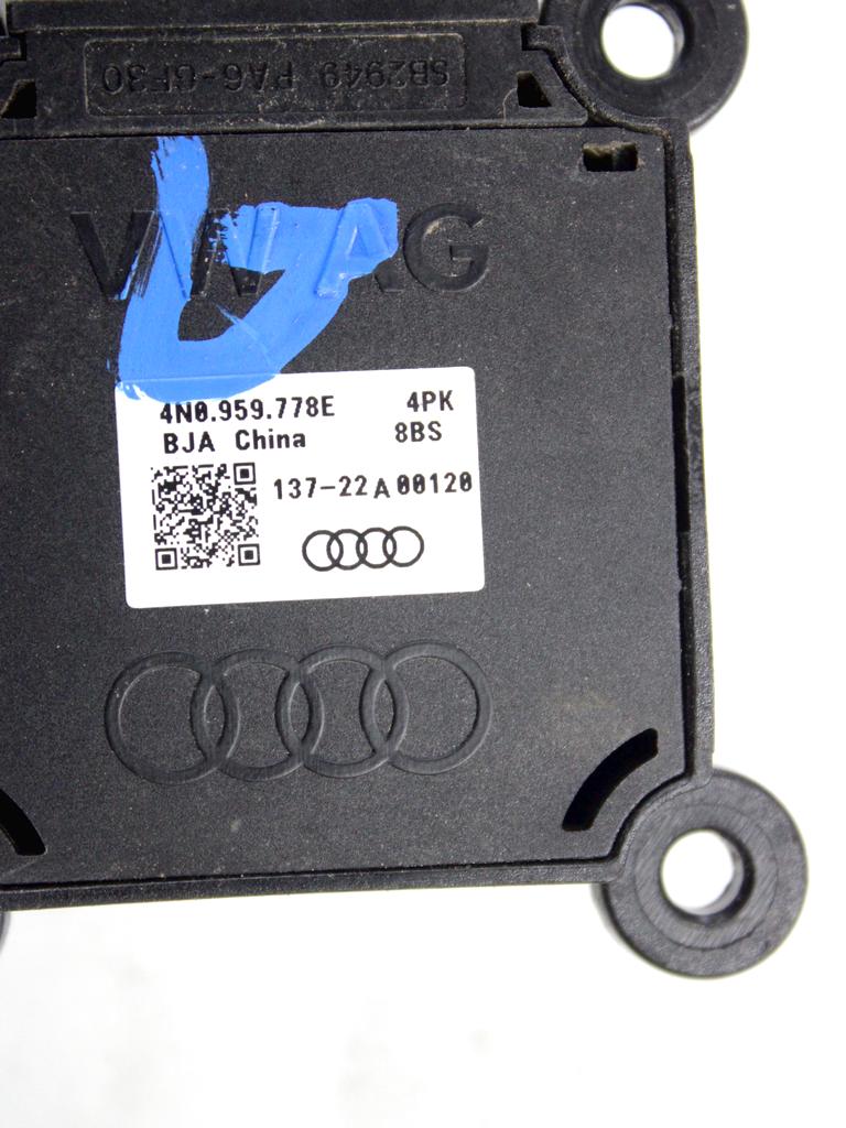 4N0959778E COMANDO INTERRUTTORE REGOLAZIONE LOMBARE SEDILE ANTERIORE DESTRO AUDI Q8 3.0 D 210KW AUT 5P 4X4 (2020) RICAMBIO USATO