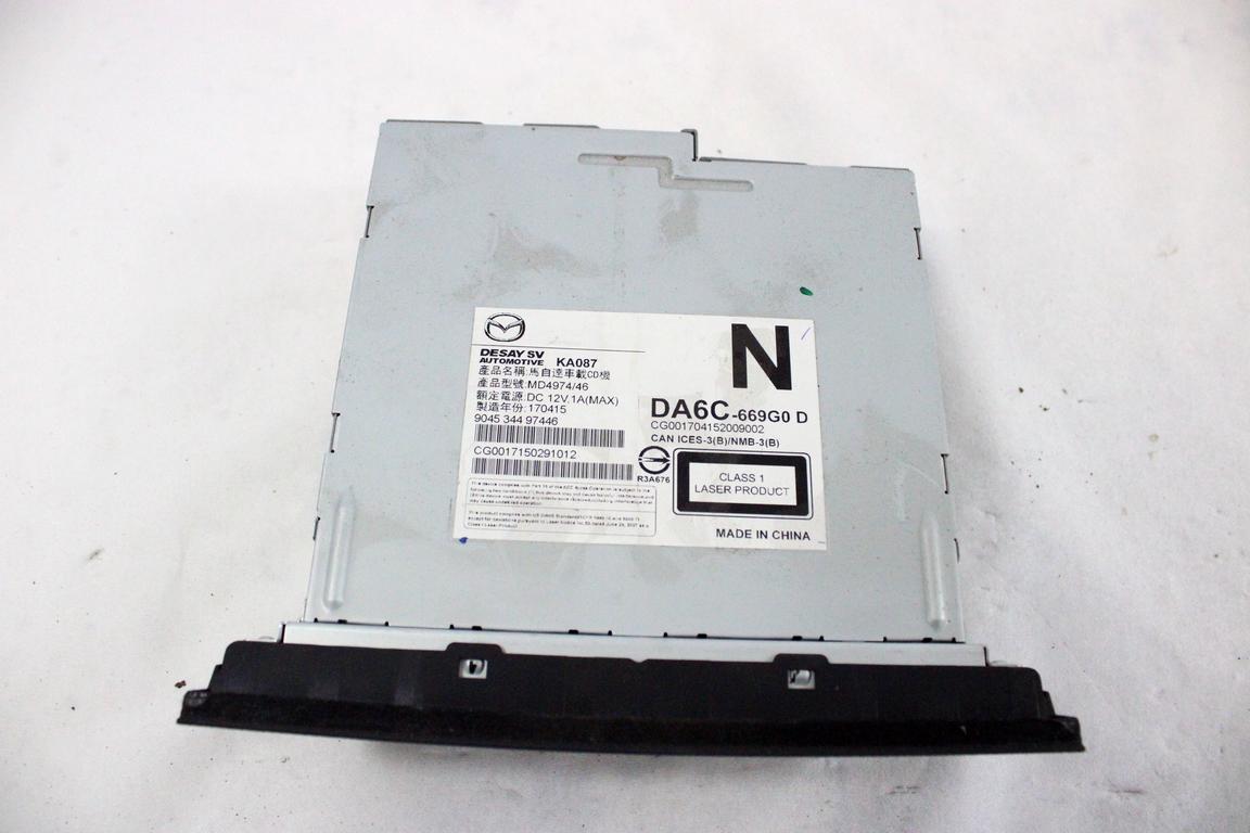 DA6C-669G0D CENTRALINA SISTEMA DI NAVIGAZIONE SATELLITARE MAZDA CX-3 1.5 D 77KW 6M 5P (2017) RICAMBIO USATO