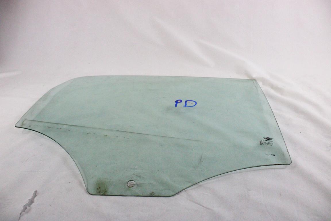 51359800638 VETRO SCENDENTE PORTA POSTERIORE DESTRA MINI COUNTRYMAN R60 ONE D 1.6 D 66KW 6M 5P (2010) RICAMBIO USATO