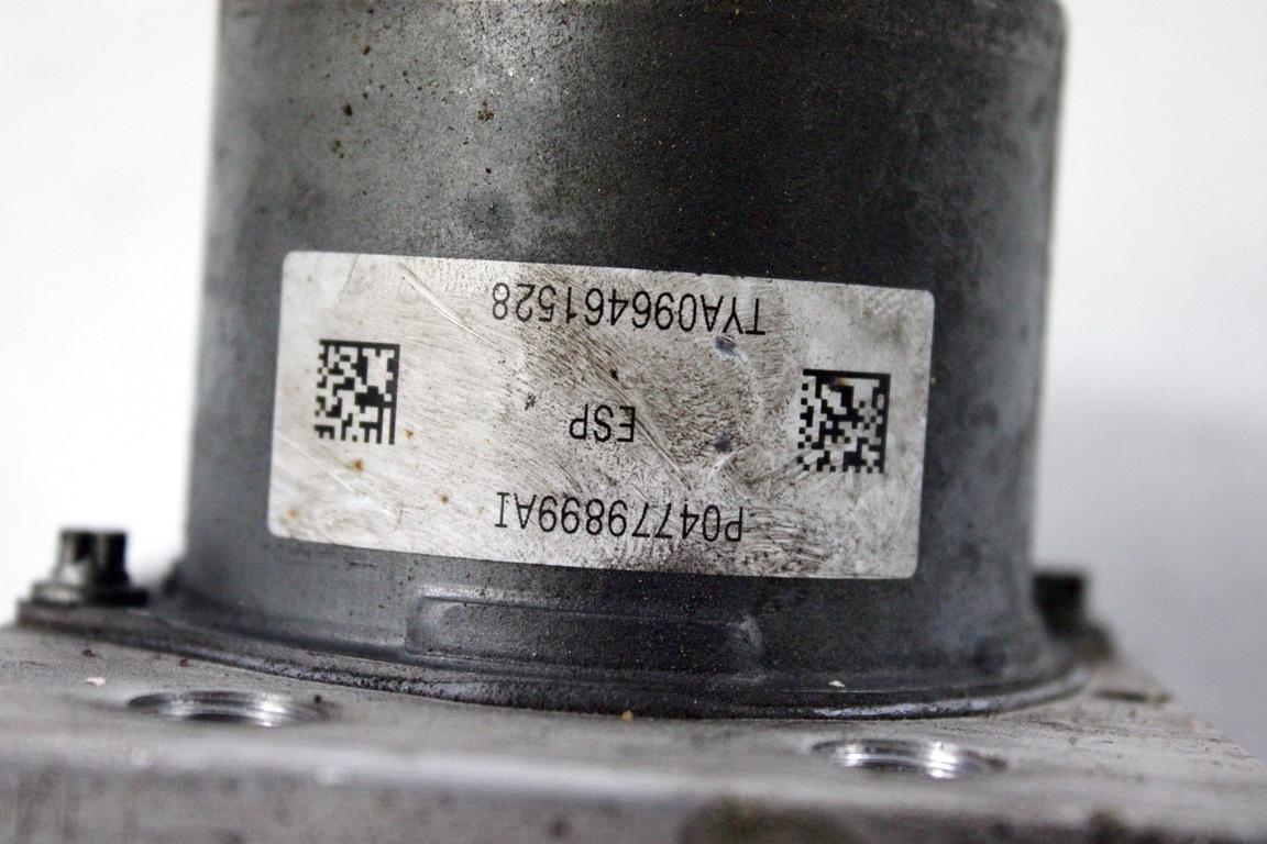 04779899AI CENTRALINA POMPA AGGREGATO ABS JEEP CHEROKEE 2.0 D 103KW 6M 5P (2015) RICAMBIO USATO 2265106516 0265956137