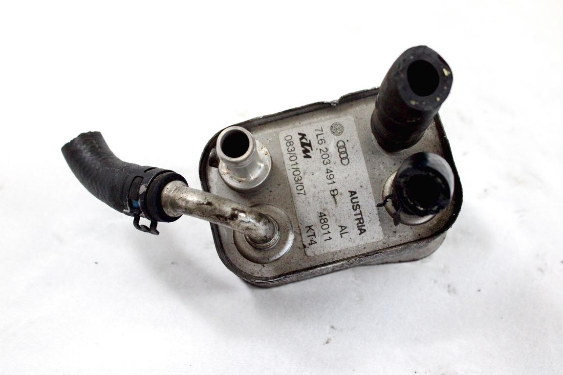 7L6203491D RADIATORE OLIO MOTORE VOLKSWAGEN TOUAREG 3.0 D 4X4 165KW AUT 5P (2007) RICAMBIO USATO