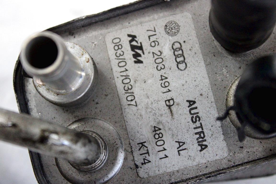7L6203491D RADIATORE OLIO MOTORE VOLKSWAGEN TOUAREG 3.0 D 4X4 165KW AUT 5P (2007) RICAMBIO USATO