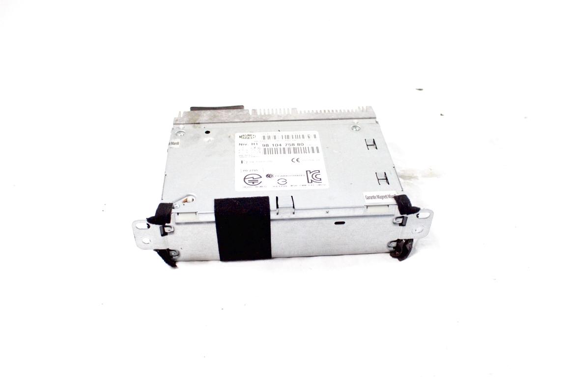 9810475880 CENTRALINA SISTEMA DI NAVIGAZIONE SATELLITARE CITROEN C4 CACTUS 1.2 B 55KW 5M 5P (2015) RICAMBIO USATO