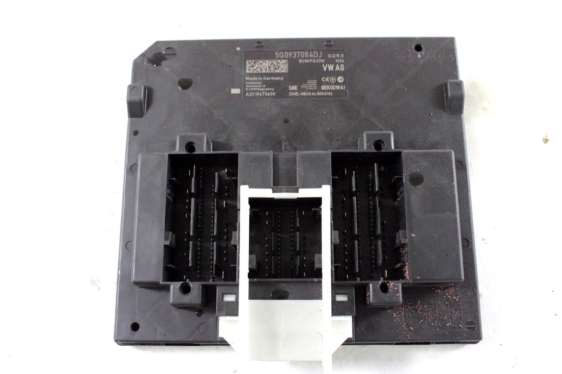 5Q0937084DJ CENTRALINA BODY COMPUTER AUDI A3 2.0 D 4X4 110KW AUT 2P (2018) RICAMBIO USATO