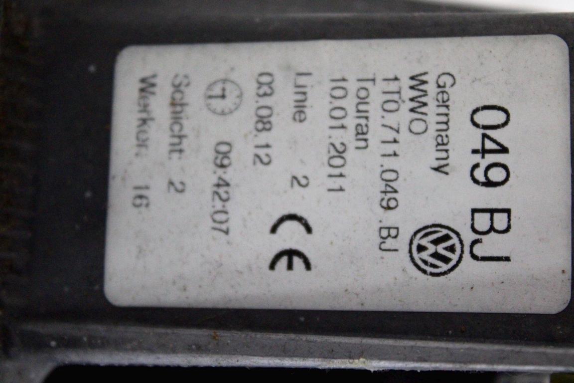 1T0711049BJ MECCANISMO CON CORDE CAMBIO MANUALE VOLKSWAGEN CADDY 2.0 M 80KW 5M 5P (2012) RICAMBIO USATO