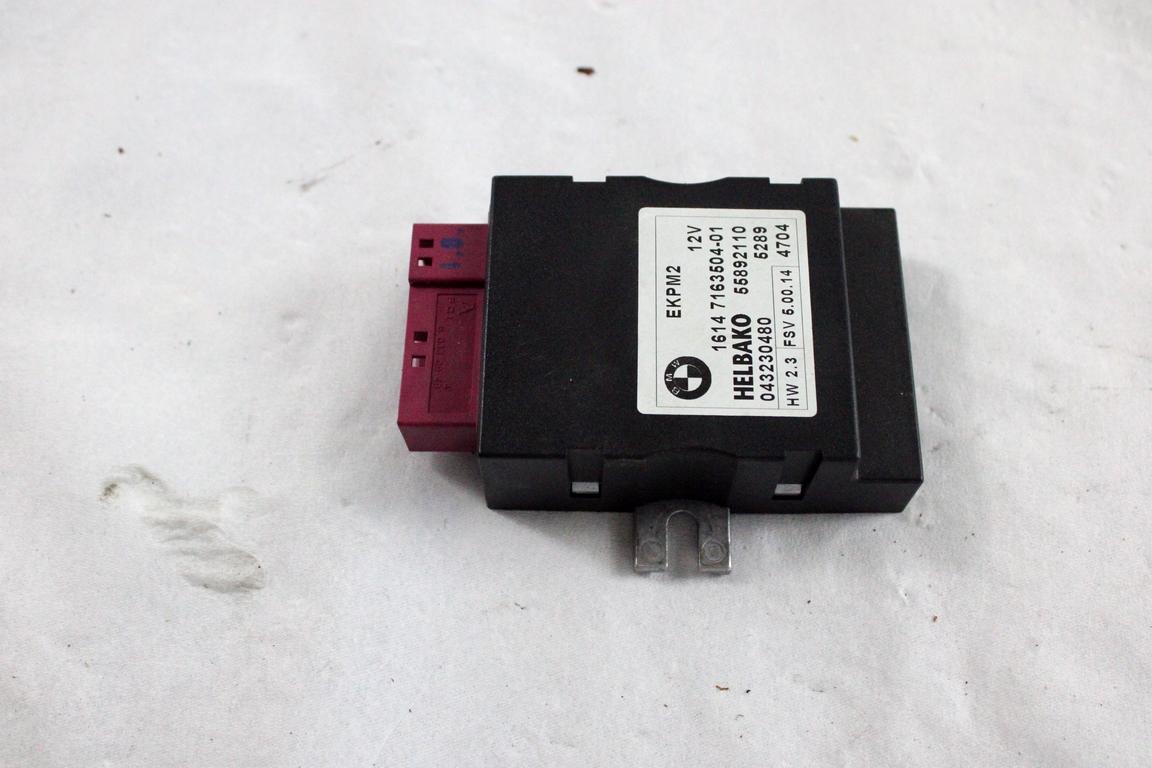 16147163504 CENTRALINA POMPA CARBURANTE BMW SERIE 1 118 D E87 2.0 D 90KW 6M 5P (2004) RICAMBIO USATO