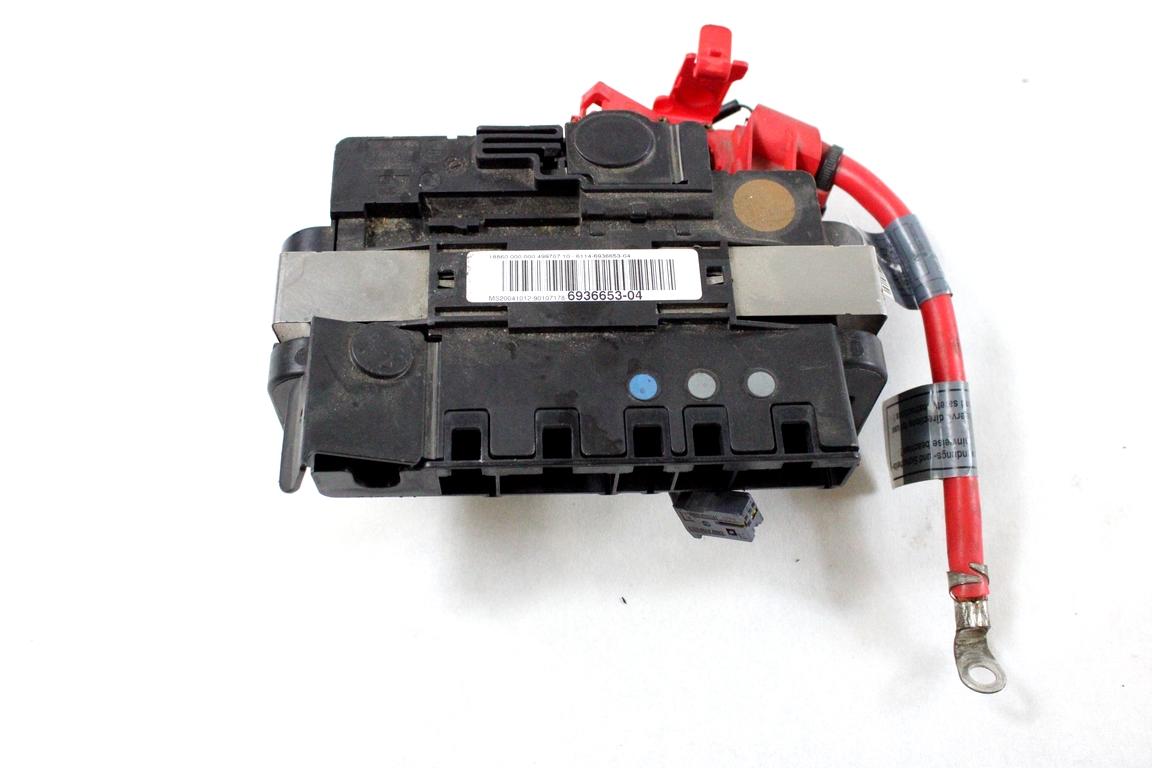 61146936653 DISTRIBUTORE DI POTENZA TERMINALE POSITIVO BATTERIA BMW SERIE 1 118 D E87 2.0 D 90KW 6M 5P (2004) RICAMBIO USATO