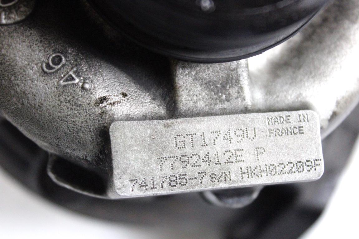 7792412 TURBINA TURBOCOMPRESSORE BMW SERIE 1 118 D E87 2.0 D 90KW 6M 5P (2004) RICAMBIO USATO