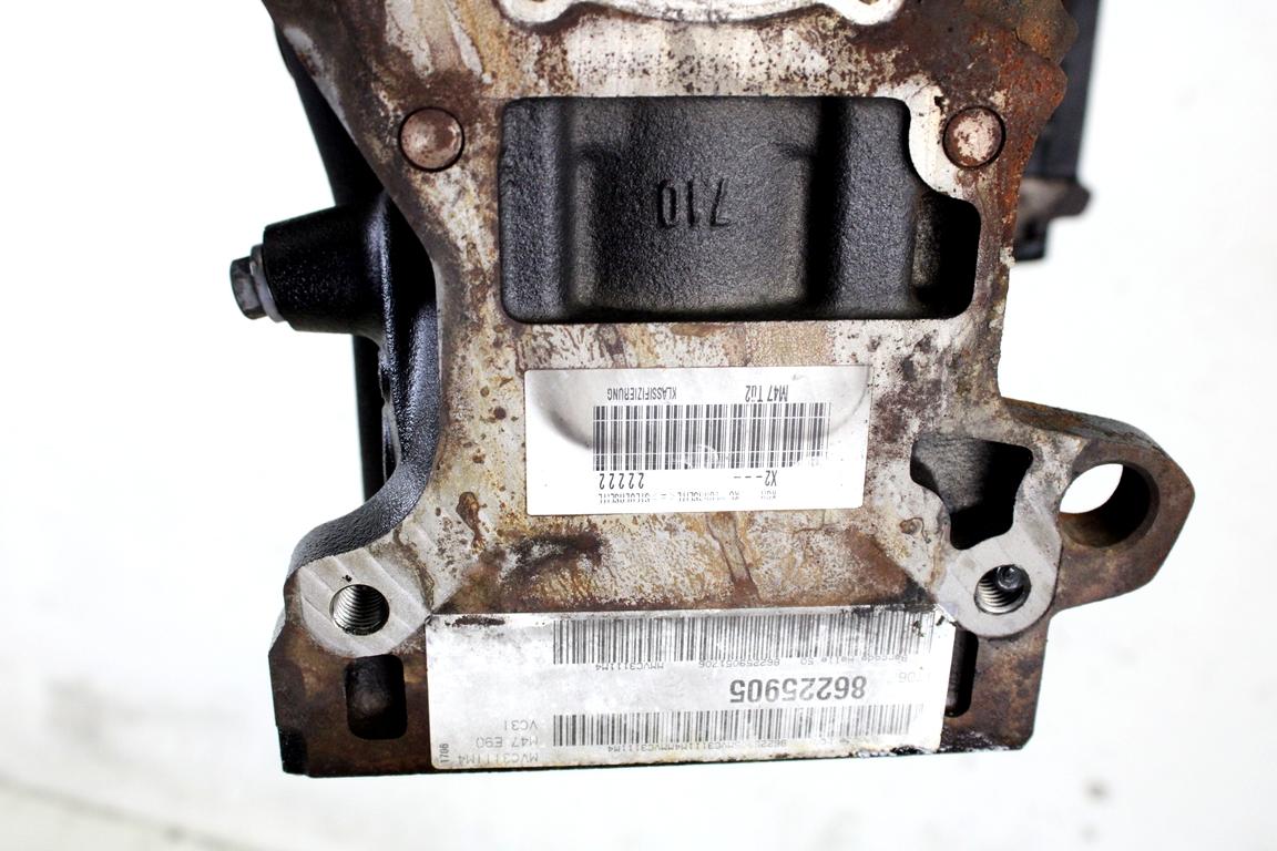 11110399661 MONOBLOCCO MOTORE BMW SERIE 3 320D E90 2.0 D 120KW 6M 4P (2005) RICAMBIO USATO