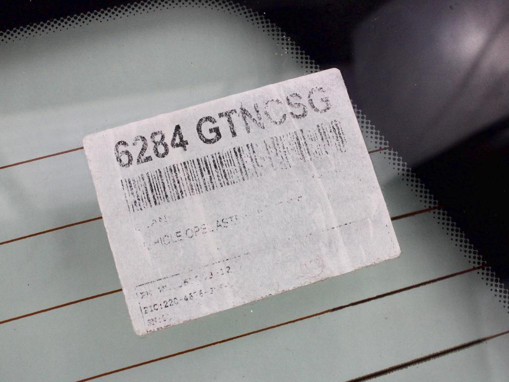 90560037 LUNOTTO TERMICO POSTERIORE OPEL ASTRA G SW 1.7 D 55KW 5M 5P (2002) RICAMBIO NUOVO