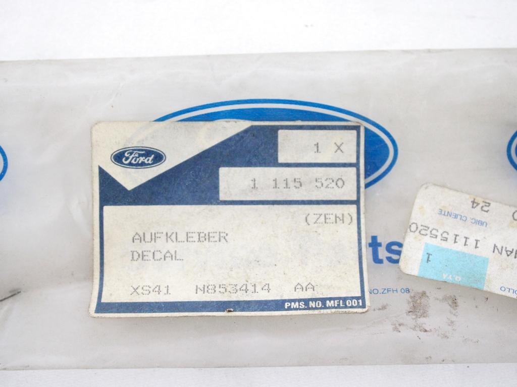 1115520 COPPIA GUARNIZIONI INFERIORI PORTELLONE COFANO POSTERIROE BAULE FORD FOCUS 1.8 85KW 5P D 5M (2001) RICAMBIO NUOVO
