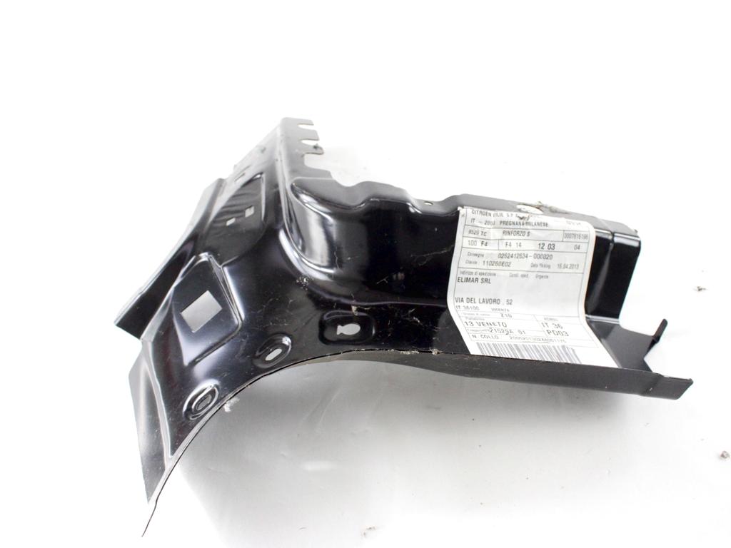 8529TC LAMIERATO RINFORZO SUPERIORE ANGOLARE POSTERIORE SINISTRO PEUGEOT 207 1.4 54KW 5P B 5M (2009) RICAMBIO NUOVO