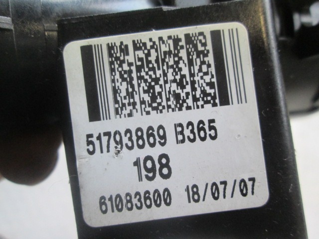 KOMPLET ODKLEPANJE IN VZIG  OEM N. 8361810 ORIGINAL REZERVNI DEL FIAT BRAVO 198 (02/2007 - 2010) DIESEL LETNIK 2007