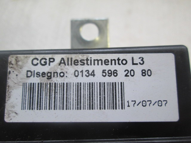 VAROVALKE/RELE' OEM N. 1345962080 ORIGINAL REZERVNI DEL FIAT BRAVO 198 (02/2007 - 2010) DIESEL LETNIK 2007