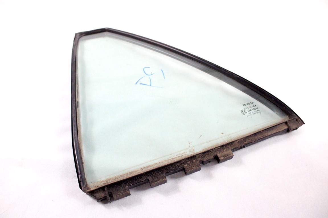 6812405070 VETRO FISSO PORTA POSTERIORE SINISTRA TOYOTA AVENSIS SW 2.2 D 110KW 6M 5P (2008) RICAMBIO USATO