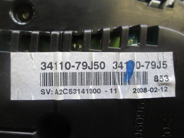 KILOMETER STEVEC OEM N. 34110-79J50 ORIGINAL REZERVNI DEL FIAT SEDICI FY (2006 - 4/2009) DIESEL LETNIK 2008