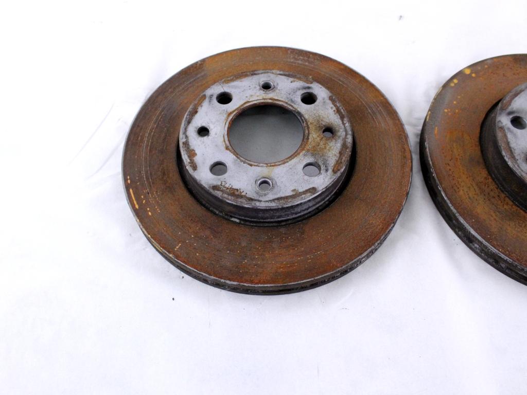 46788929 COPPIA DISCHI FRENO ANTERIORI FIAT PANDA VAN 1.3 D 55KW 5M 5P (2011) RICAMBIO USATO 