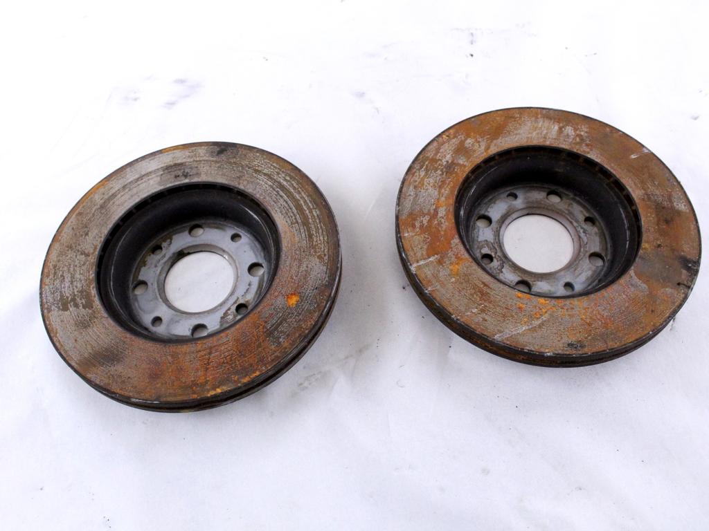 46788929 COPPIA DISCHI FRENO ANTERIORI FIAT PANDA VAN 1.3 D 55KW 5M 5P (2011) RICAMBIO USATO 