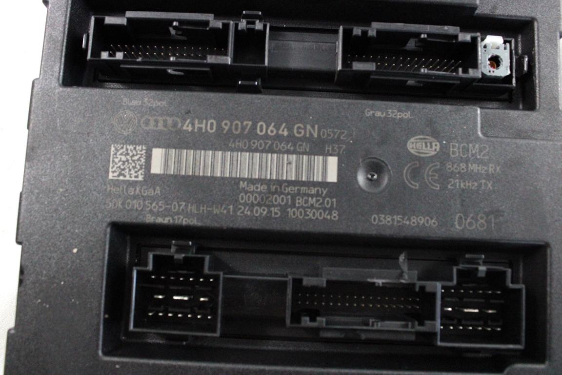04L906021FQ KIT ACCENSIONE AVVIAMENTO AUDI A6 C7 2.0 D 140KW AUT 4P (2015) RICAMBIO USATO CON CENTRALINA MOTORE, QUADRO STRUMENTI, BLOCCHETTI ACCENSIONE CON CHIAVE 0281031413 4H0907063DH 4H0907064GN 4G8920934H