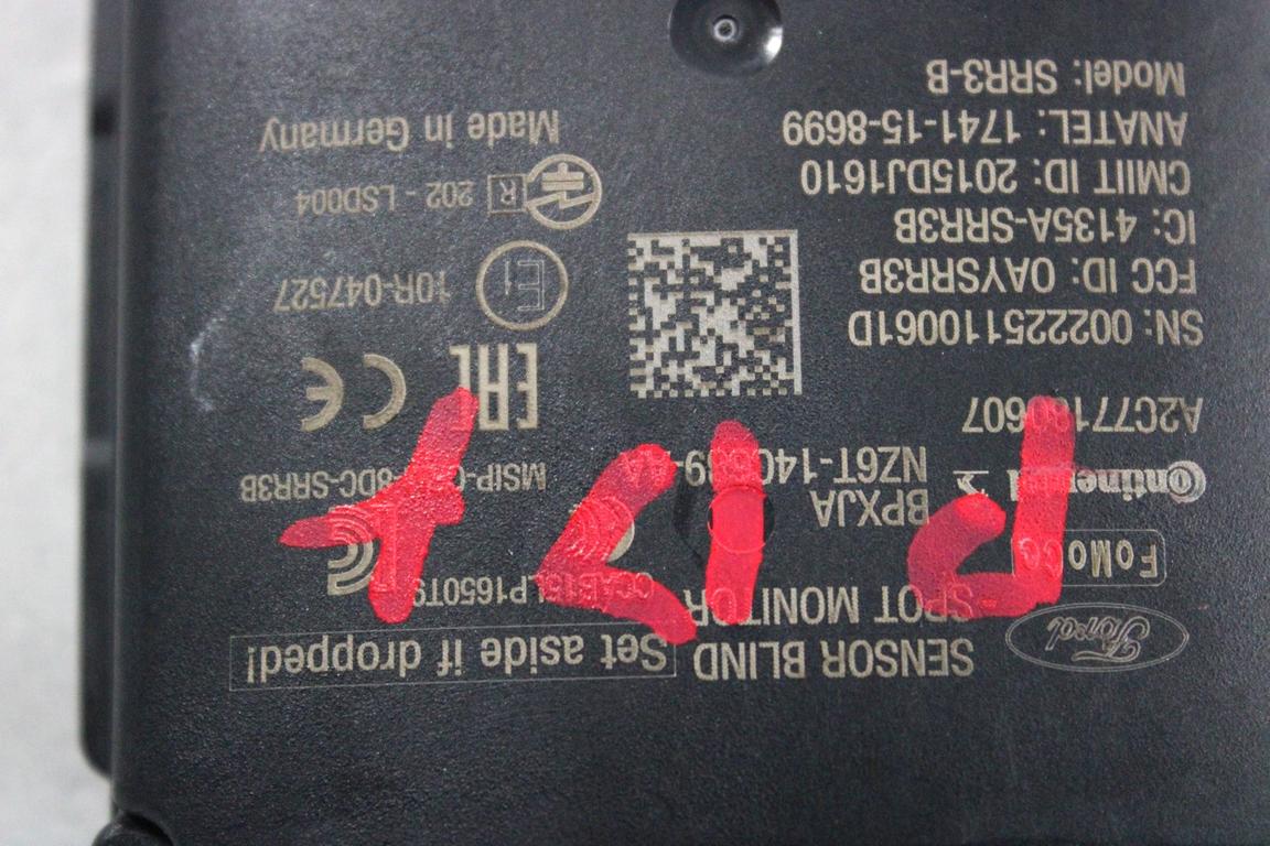 NZ6T-14C689-AA SENSORE RADAR ANGOLO CIECO POSTERIORE FORD PUMA 1.0 I 92KW AUT 5P (2022) RICAMBIO USATO