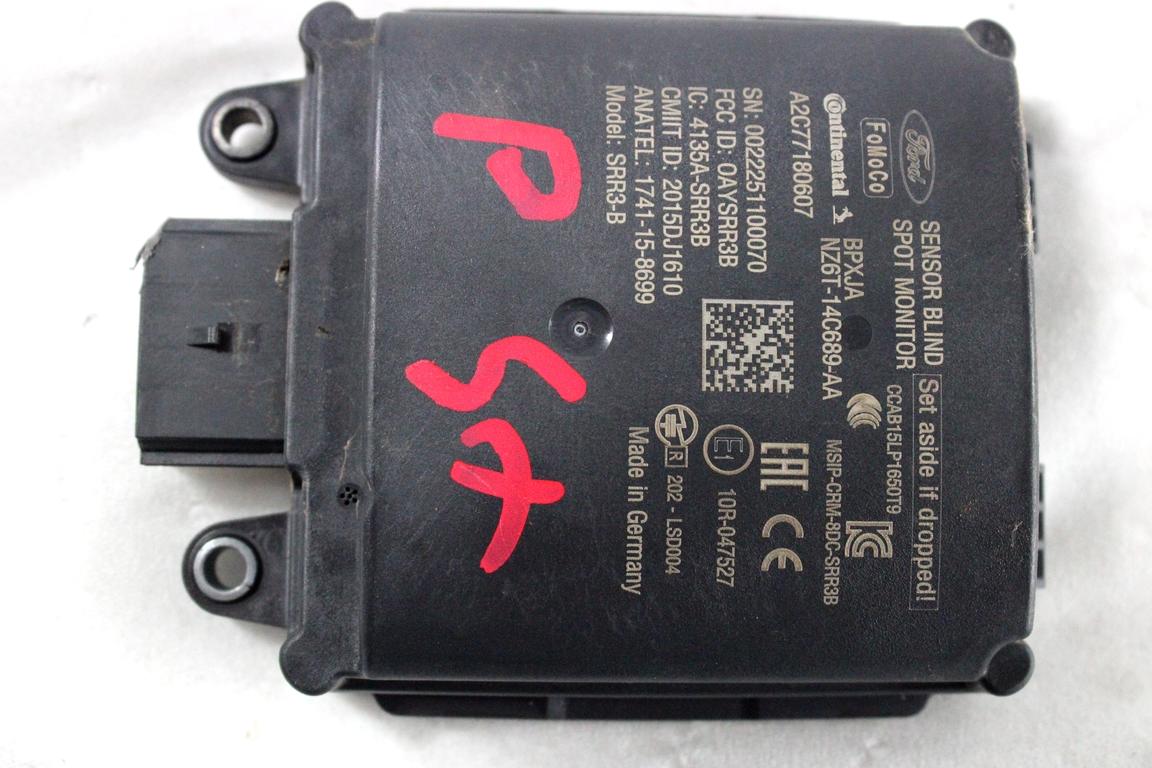 NZ6T-14C689-AA SENSORE RADAR ANGOLO CIECO POSTERIORE FORD PUMA 1.0 I 92KW AUT 5P (2022) RICAMBIO USATO