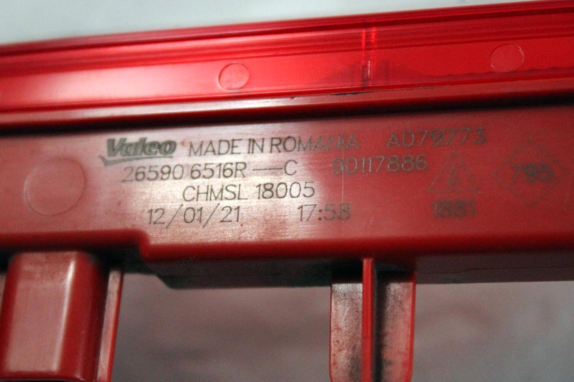 265906516R TERZO STOP RENAULT CAPTUR 1.0 G 74KW 6M 5P (2021) RICAMBIO USATO