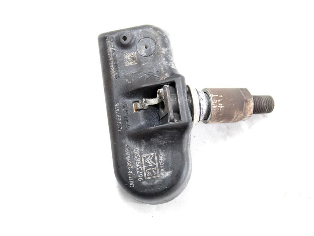 9673198580 SENSORE PRESSIONE DEL PNEUMATICO CITROEN C5 2.0 D 103KW 6M 4P (2011) RICAMBIO USATO 
