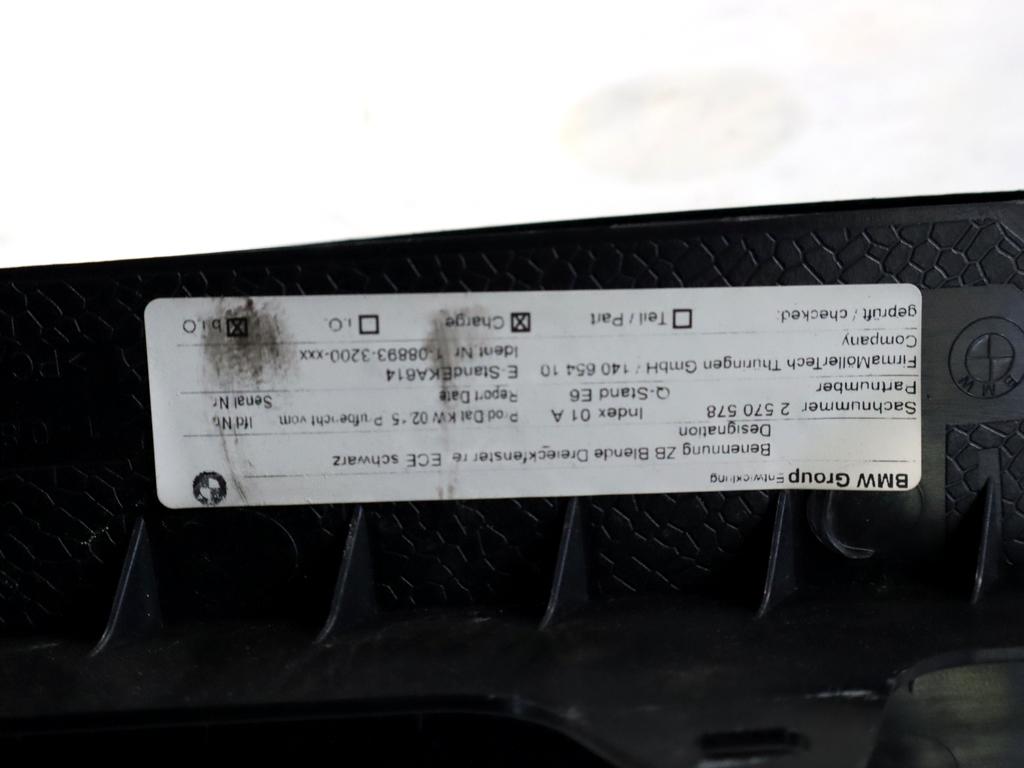 51437374848 RIVESTIMENTO CORNICE INTERNA VETRO FISSO PARAFANGO ANTERIORE DESTRO BMW SERIE 2 216D F45 ACTIVE TOURER 1.5 D 85KW 6M 5P (2015) RICAMBIO USATO