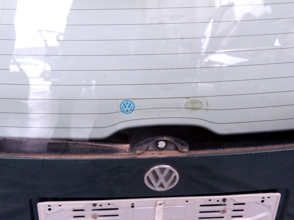 6N0827025C PORTELLONE COFANO POSTERIORE BAULE VOLKSWAGEN POLO 6N1 6V2 1.4 B 44KW 5M 5P (1997) RICAMBIO USATO 