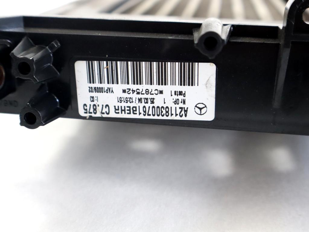 A2118300761 RADIATORE RISCALDAMENTO ELETTRICO MERCEDES CLASSE E 270 W211 2.7 D 130KW AUT 4P (2004) RICAMBIO USATO