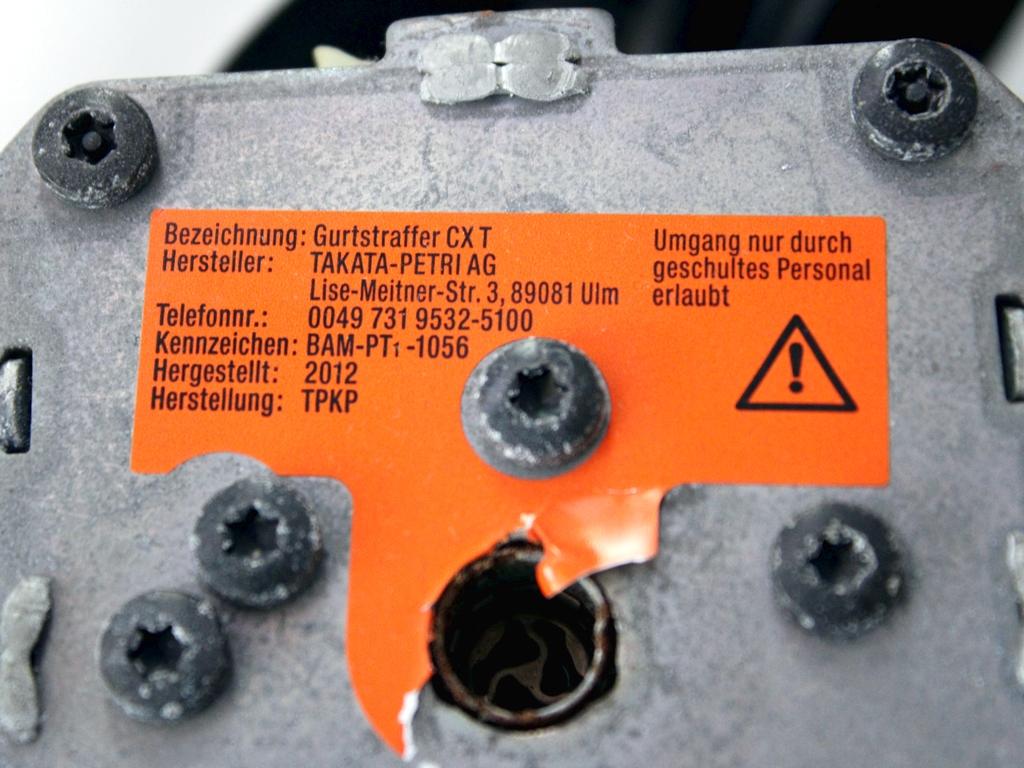 8T8857705C PRETENSIONATORE CINTURA DI SICUREZZA ANTERIORE SINISTRA AUDI A5 2.0 D 130KW 6M 5P (2012) RICAMBIO USATO