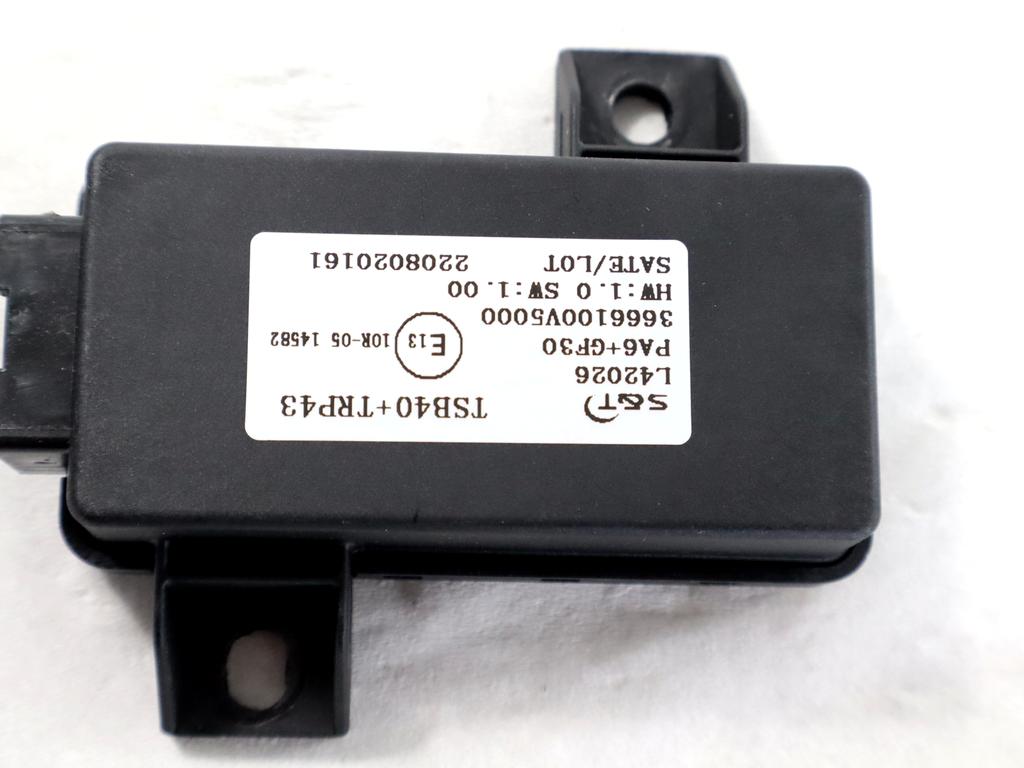 3666100V5000 CENTRALINA MODULO PRESSIONE PNEUMATICI EVO EVO3 1.5 G 83KW 5M 5P (2022) RICAMBIO USATO 