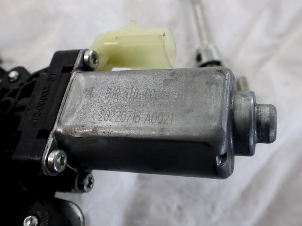 3430300312 MOTORINO MECCANISMO ALZA-VETRO ALZA-CRISTALLO PORTA POSTERIORE SINISTRA EVO EVO3 1.5 G 83KW 5M 5P (2022) RICAMBIO USATO 6204110U19A3