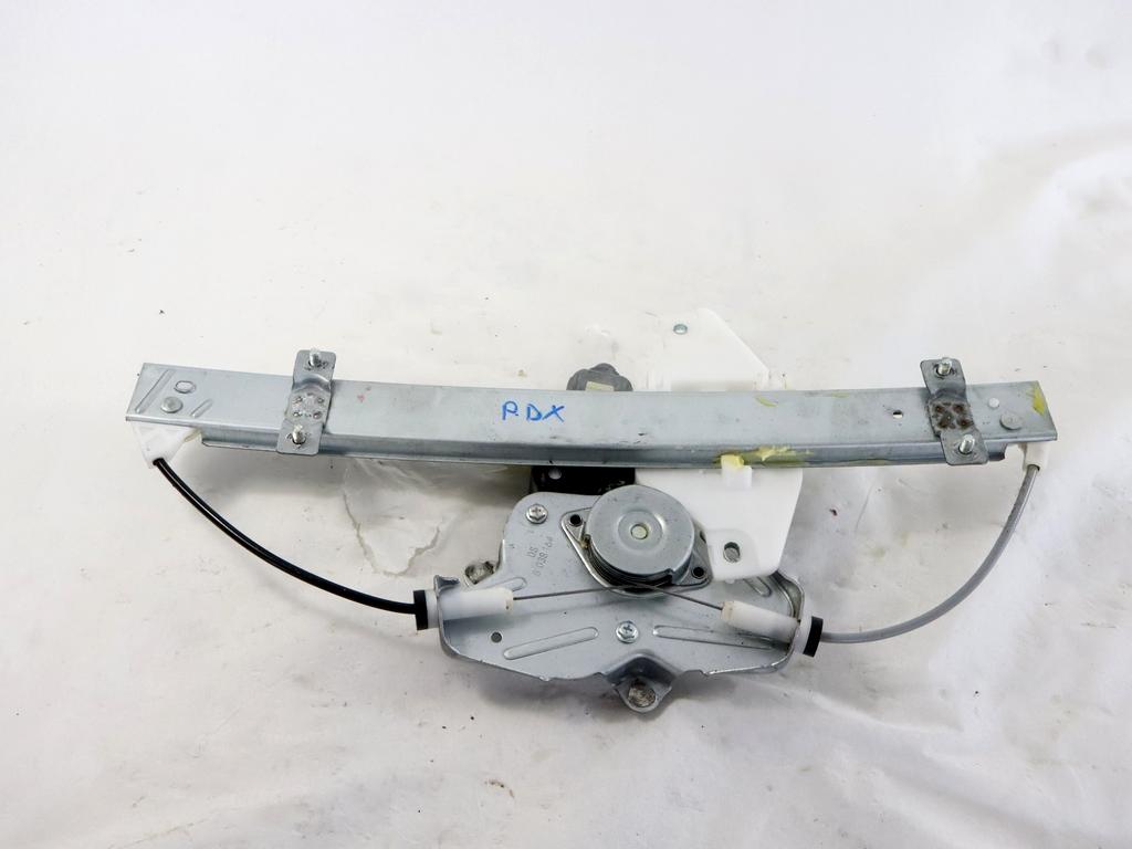3430300313 MOTORINO MECCANISMO ALZA-VETRO ALZA-CRISTALLO PORTA POSTERIORE DESTRA EVO EVO3 1.5 G 83KW 5M 5P (2022) RICAMBIO USATO 6204210U19A3