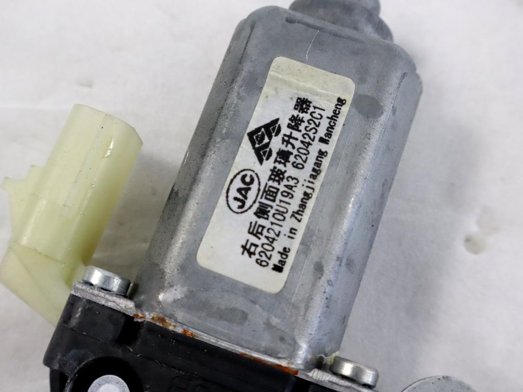 3430300313 MOTORINO MECCANISMO ALZA-VETRO ALZA-CRISTALLO PORTA POSTERIORE DESTRA EVO EVO3 1.5 G 83KW 5M 5P (2022) RICAMBIO USATO 6204210U19A3