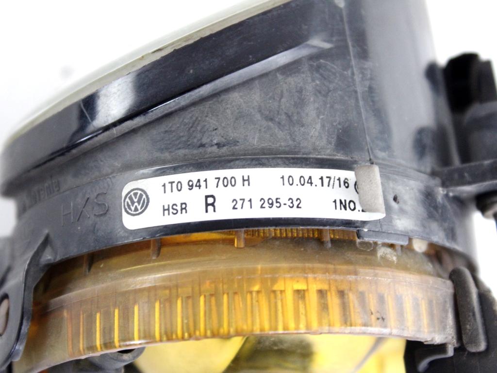 1T0941700H FARO FANALE PROIETTORE FENDINEBBIA ANTERIORE DESTRO SKODA CITIGO 1.0 M 50KW 5M 3P (2017) RICAMBIO USATO 